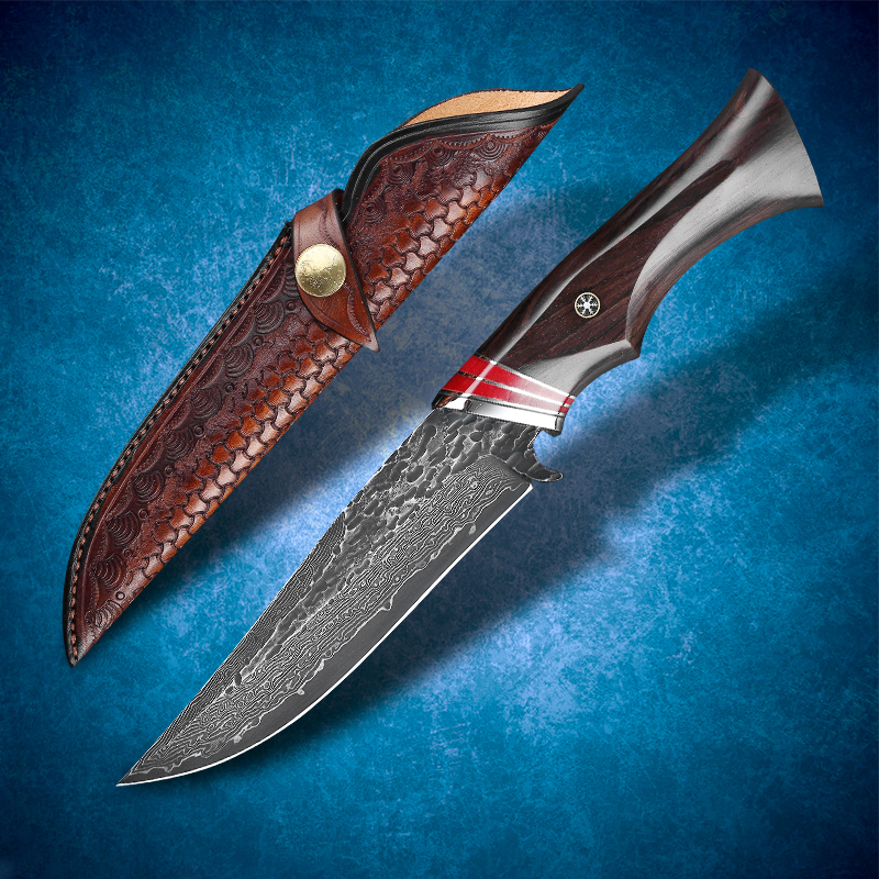 Outdoor hunting knives VG10 Damascus steel of high hardness fixed blade camping defense EDC sheath tactical combat fishing sharp utility hiking
Outdoor hunting knives VG10 Damascus steel of high hardness fixed blade camping defense EDC sheath tactical combat fishing sharp utility hiking