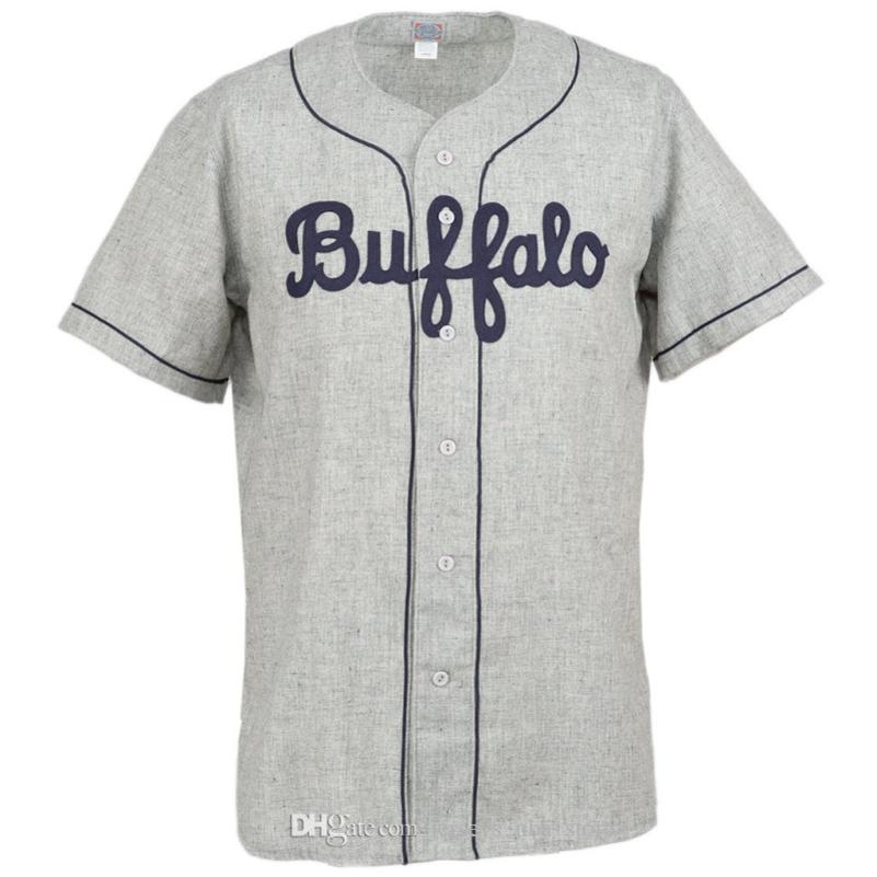 Buffalo Bisons 1959 Road Jersey 100% Stitched Embroidery Vintage Baseball Jerseys Custom Any Name Any Number, Black
Buffalo Bisons 1959 Road Jersey 100% Stitched Embroidery Vintage Baseball Jerseys Custom Any Name Any Number, Black