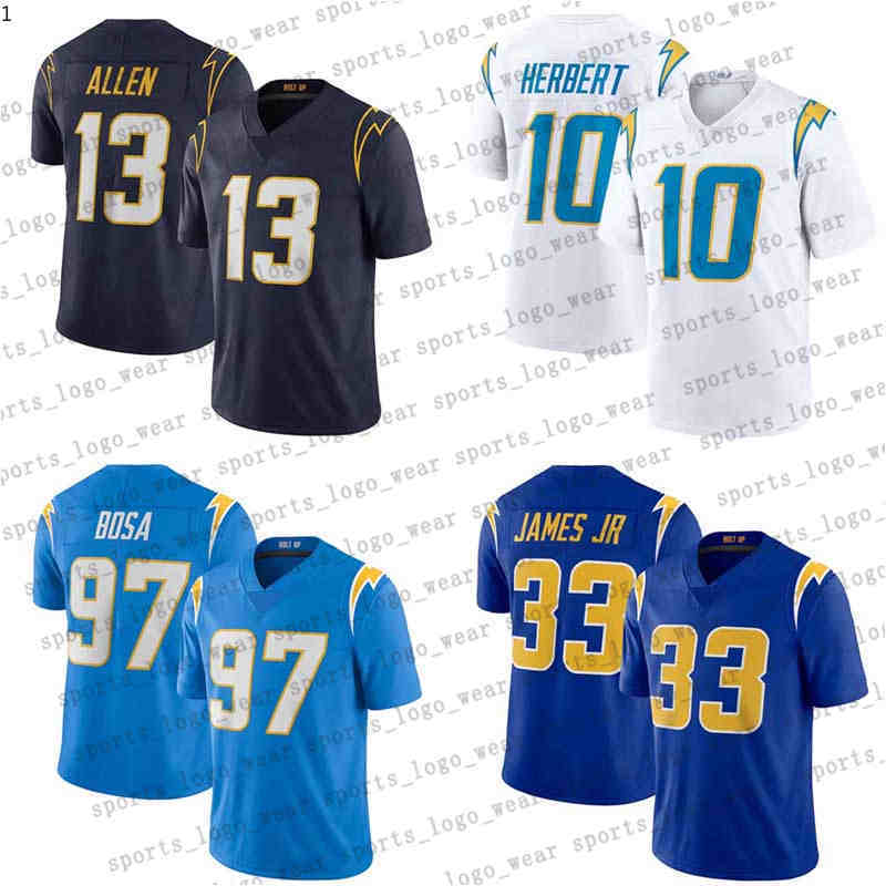 Los Angeles Chargers American Football Jersey 13 Keenan Allen Joey Bosa Justin Herbert Derwin James JR 9 Kenneth Murray Asante Samuel Austin, Black;red
Los Angeles Chargers American Football Jersey 13 Keenan Allen Joey Bosa Justin Herbert Derwin James JR 9 Kenneth Murray Asante Samuel Austin, Black;red