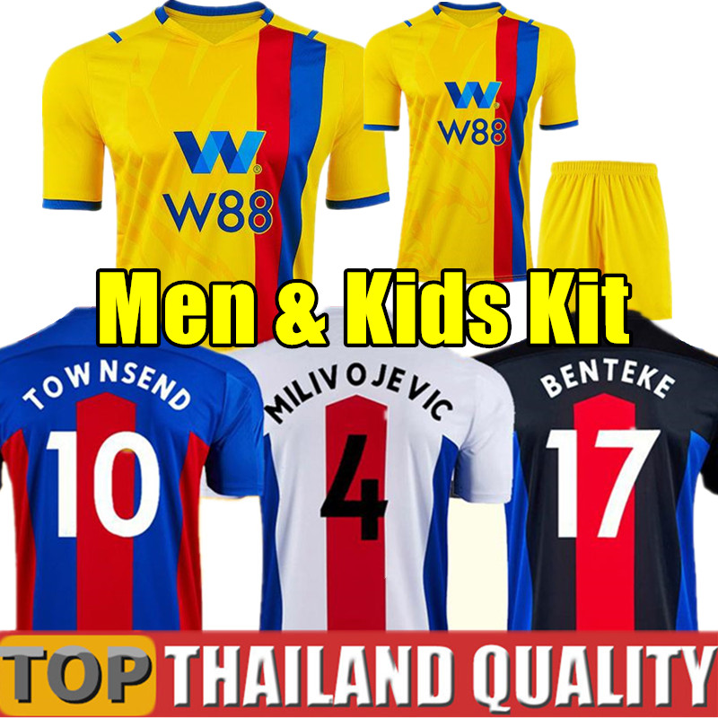 21 22 AWAY CRYSTAL Soccer Jerseys ZAHA EZE PALACE 2021 2022 MILIVOJEVIC J.AYEW BENTEKE MATETA McARTHUR Football Shirt RIEDEWALD Men Kids Kit Uniform, 2021 home - men
21 22 AWAY CRYSTAL Soccer Jerseys ZAHA EZE PALACE 2021 2022 MILIVOJEVIC J.AYEW BENTEKE MATETA McARTHUR Football Shirt RIEDEWALD Men Kids Kit Uniform, 2021 home - men