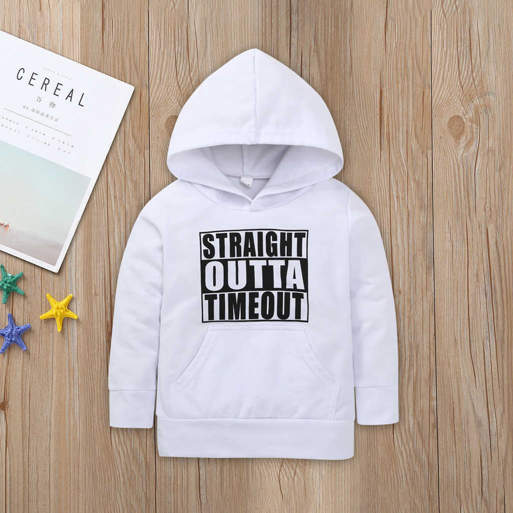 Baby / Toddler Pretty Letter Print Hoodie 210528