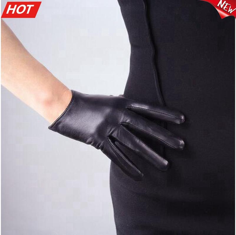 Five Fingers Gloves Women' Short Design Sheepskin Thin Genuine Leather Touch Screen Black Motorcycle Glove R630, Blue;gray
Five Fingers Gloves Women' Short Design Sheepskin Thin Genuine Leather Touch Screen Black Motorcycle Glove R630, Blue;gray