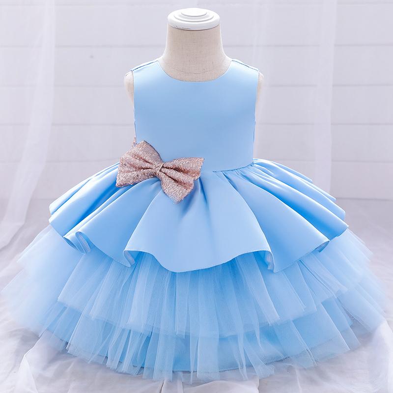 Girl's Dresses Kid Baby Dress Princess For Girls Lace Tutu Wedding Elegant Pageant Party Christening Children Clothes