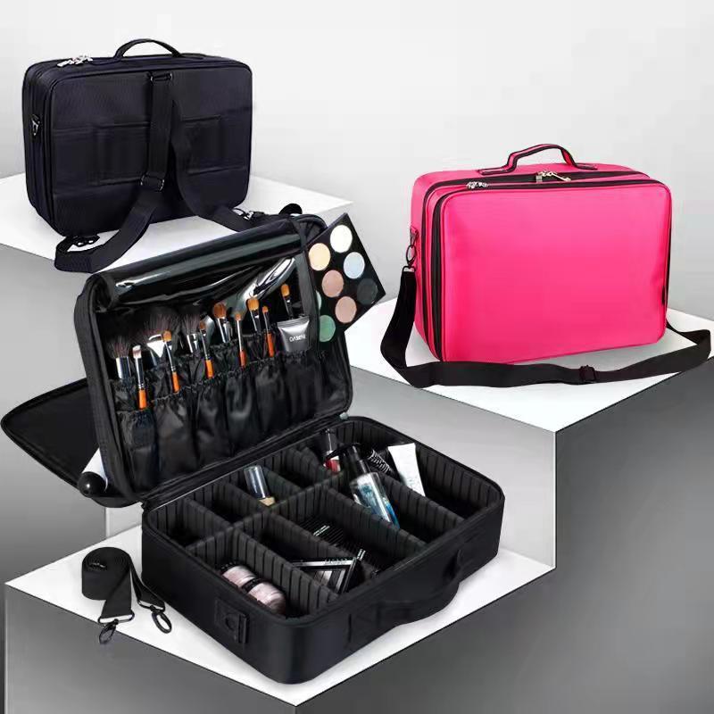 Cosmetic Bags & Cases Women's Bag Make Up Portable Organizer Box Large Capacity Ladies Nail Tool Suitcase Storage Outdoor Case Backpack, Mini 2 layer
Cosmetic Bags & Cases Women's Bag Make Up Portable Organizer Box Large Capacity Ladies Nail Tool Suitcase Storage Outdoor Case Backpack, Mini 2 layer