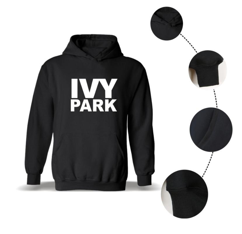 Women's Hoodies & Sweatshirts Beyonce IVY Park Fashion Theme Winter Men Set Sleeve Letters Sweatshirt Lady Black Casual Clothes