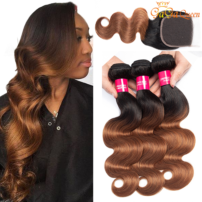 factory direct Ombre Brazilian Body Wave Human Hair Bundles With 4X4 Lace Closure 1B/30 Blonde Brazilian Human Hair Weave With Closure, Indian hair
factory direct Ombre Brazilian Body Wave Human Hair Bundles With 4X4 Lace Closure 1B/30 Blonde Brazilian Human Hair Weave With Closure, Indian hair