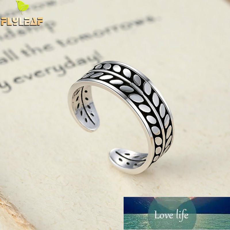 Flyleaf 925 Sterling Silver Black Drop Glaze Leaves Open Rings For Women Trend Lady Fashion Jewelry
Flyleaf 925 Sterling Silver Black Drop Glaze Leaves Open Rings For Women Trend Lady Fashion Jewelry