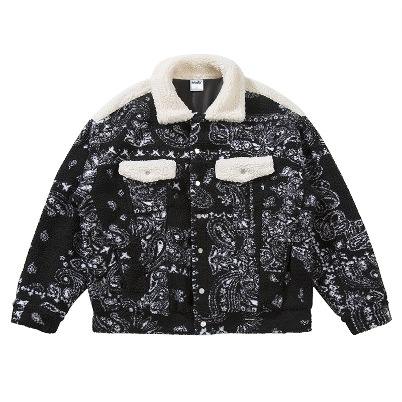 Jackets Cashew Print Fleece Thick Winter Coat Mens Lapel Pockets Patchwork Oversized Windbreaker Cotton Clothes
Jackets Cashew Print Fleece Thick Winter Coat Mens Lapel Pockets Patchwork Oversized Windbreaker Cotton Clothes