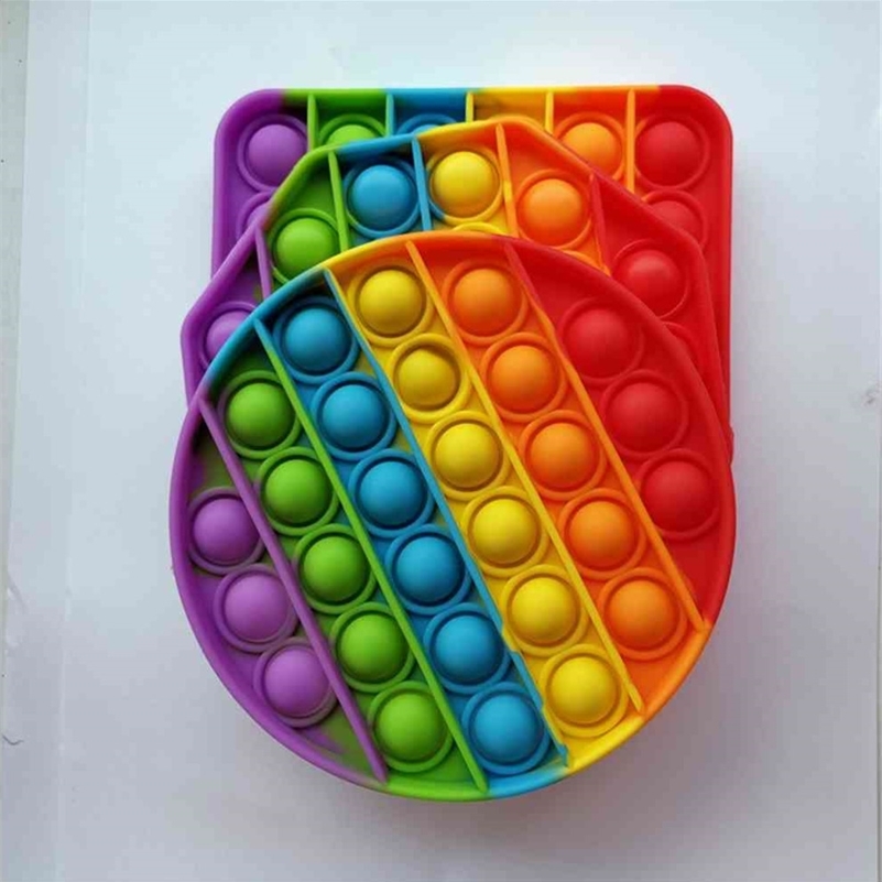 Silicone Rainbow Tie Dye Color Desktop Game Fidget Pads Toy Push Bubble Pop-its Sensory Stress Relief Ball Children's Finger Toys H41S6KN
Silicone Rainbow Tie Dye Color Desktop Game Fidget Pads Toy Push Bubble Pop-its Sensory Stress Relief Ball Children's Finger Toys H41S6KN