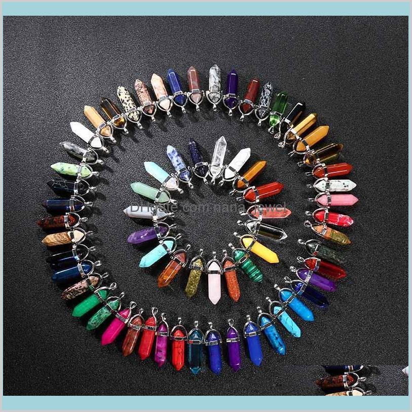 Necklaces Pendants Bulk Natural Stone Pendant Hexagonal Prism Quartz Point Healing Crystals Chakra Cross Heart Charm Exquisite Necklac
Necklaces Pendants Bulk Natural Stone Pendant Hexagonal Prism Quartz Point Healing Crystals Chakra Cross Heart Charm Exquisite Necklac