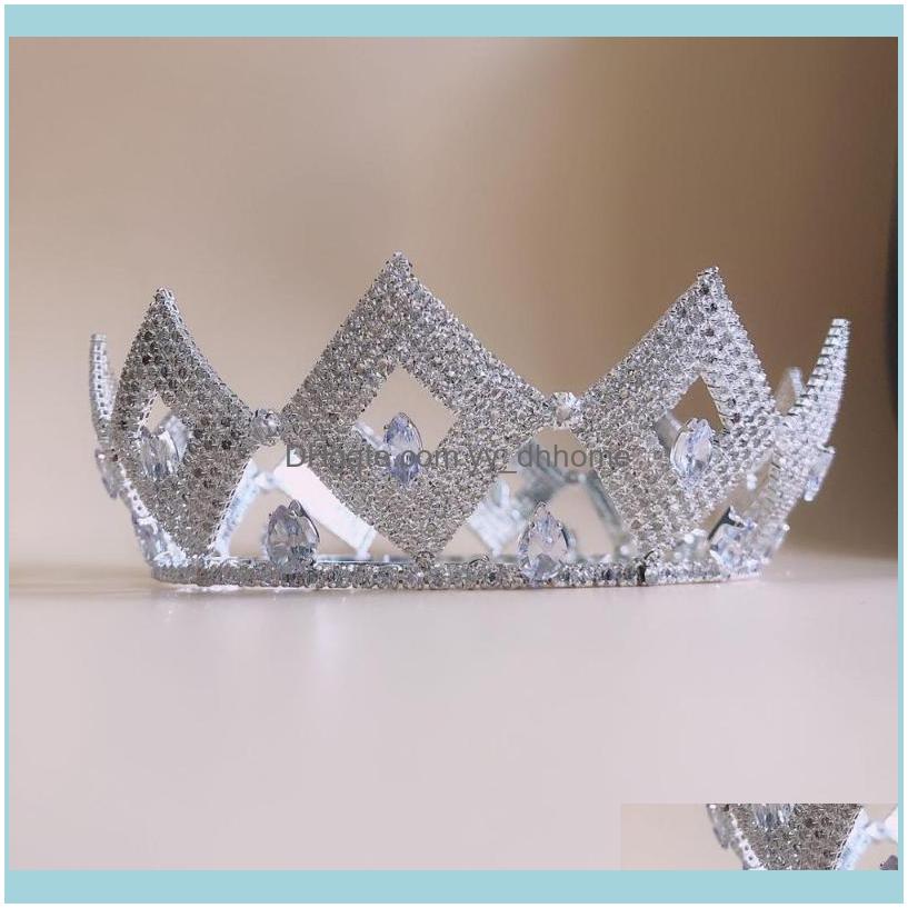 Jewelry Jewelryromantic Wedding Hairdressing Bride Wholesale Square Large Crystal Crown Headdress Party Gift Hair Clips & Barrettes Drop Del
Jewelry Jewelryromantic Wedding Hairdressing Bride Wholesale Square Large Crystal Crown Headdress Party Gift Hair Clips & Barrettes Drop Del
