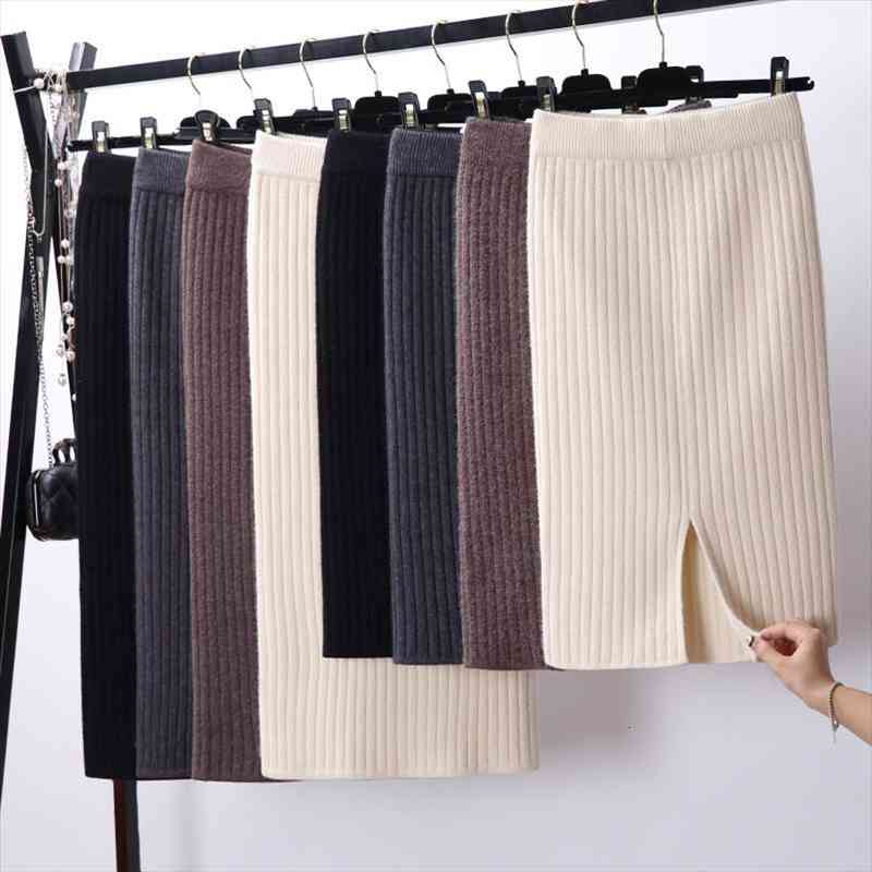 Long Skirts Womens Autumn Knit Sexy Bandage Pencil Skirt Woman Plus Size Fashion Harajuku Vintage Elastic Ladies Skirts, Black
Long Skirts Womens Autumn Knit Sexy Bandage Pencil Skirt Woman Plus Size Fashion Harajuku Vintage Elastic Ladies Skirts, Black