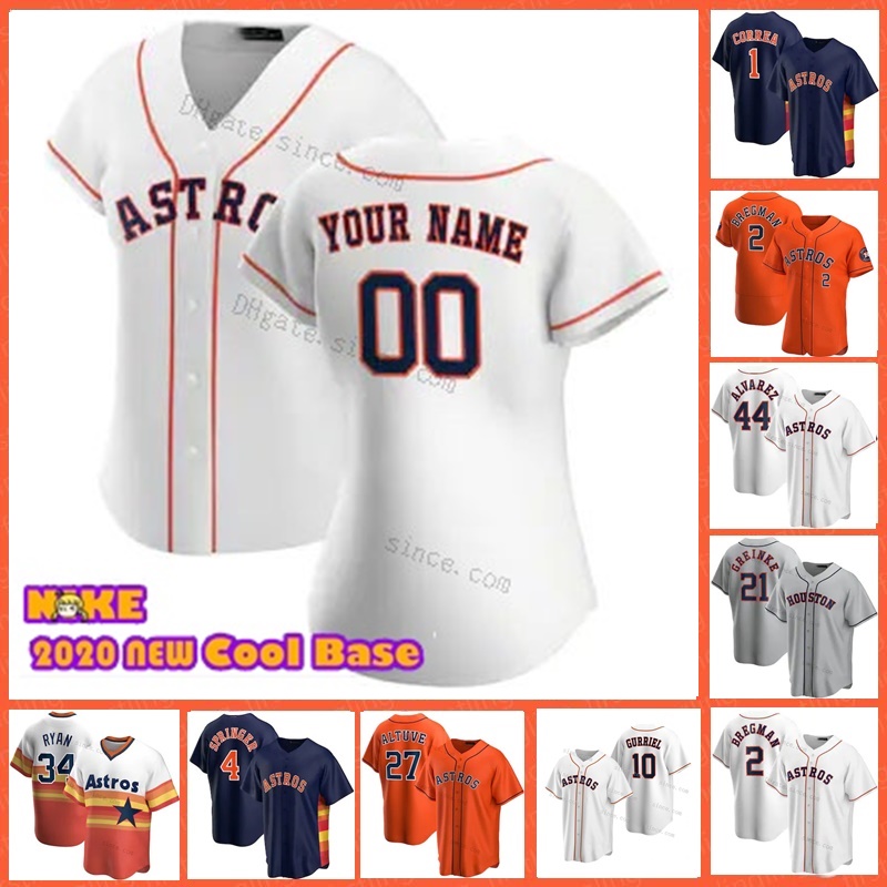 Womens 2 Alex Bregman Jersey 27 Jose Altuve 4 George Springer Astros 1 Carlos Correa Craig Biggio 34 Nolan Ryan Baseball Jerseys, Blue;black
Womens 2 Alex Bregman Jersey 27 Jose Altuve 4 George Springer Astros 1 Carlos Correa Craig Biggio 34 Nolan Ryan Baseball Jerseys, Blue;black