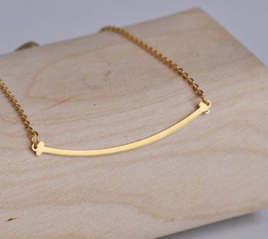 Pendant Necklaces NOUMANDA Stainless Steel Bar Necklace Delicate Long Curved Minimalist Jewelry Gift For Women Collares Para Mujer
Pendant Necklaces NOUMANDA Stainless Steel Bar Necklace Delicate Long Curved Minimalist Jewelry Gift For Women Collares Para Mujer