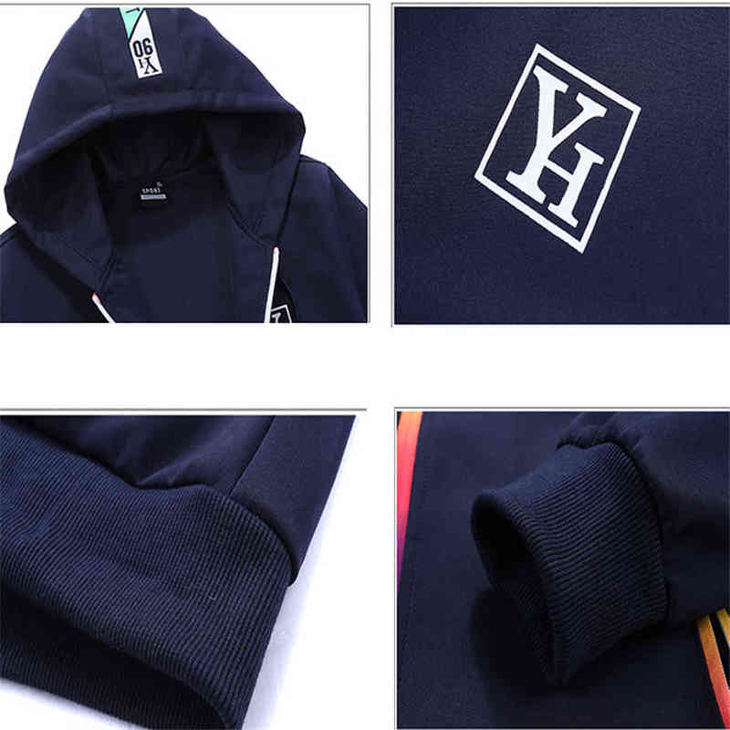 Wholesale Sweatsuits Winter Men Sets 3 Pieces Set Vest Hoodie Sweatpant Warm Casual Mens Tracksuits Clothes 211222