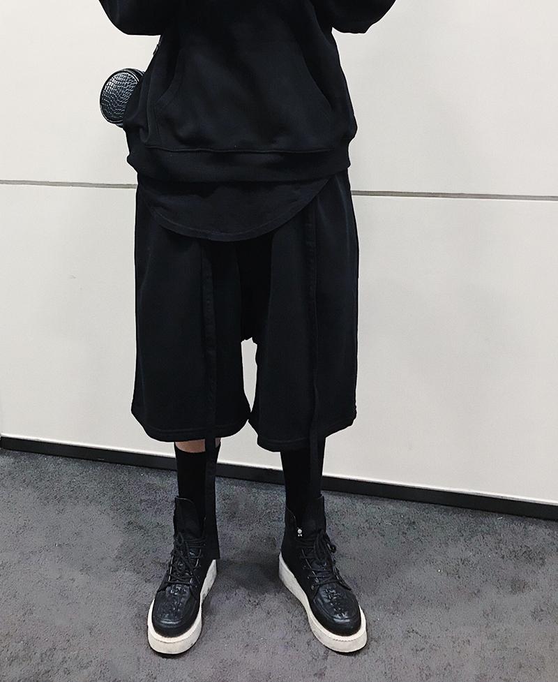 Cropped Pants Men's Summer Loose Trend Tide Brand Ins Harlan Sports 7 Points Casual Shorts