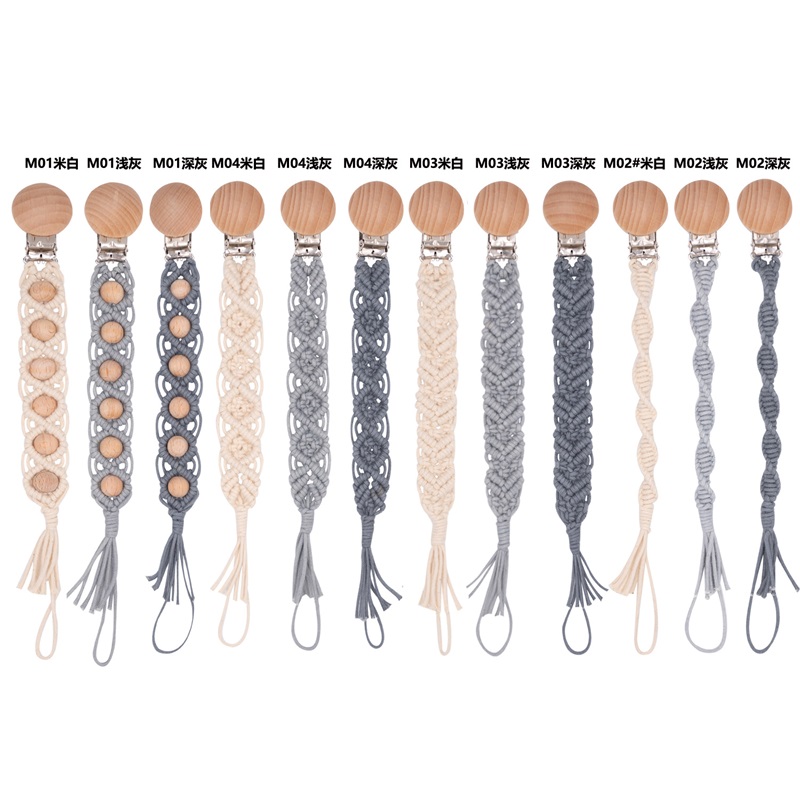 Baby Dummy Chain Pacifier clip Crochet Cotton Soother Holder Infant Toddler Wooden Beads Teething Toy 2423 Q2
Baby Dummy Chain Pacifier clip Crochet Cotton Soother Holder Infant Toddler Wooden Beads Teething Toy 2423 Q2
