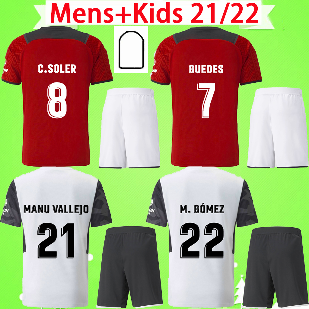 Adult + Kids kit with shorts 2021 2022 Valencia CF Soccer Jerseys Mens sets C.SOLER GAYA 21 22 GUEDES MANU VALLEJO boys suits football shirts child PICCINI M.GOMEZ WASS, 21/22 with socks
Adult + Kids kit with shorts 2021 2022 Valencia CF Soccer Jerseys Mens sets C.SOLER GAYA 21 22 GUEDES MANU VALLEJO boys suits football shirts child PICCINI M.GOMEZ WASS, 21/22 with socks