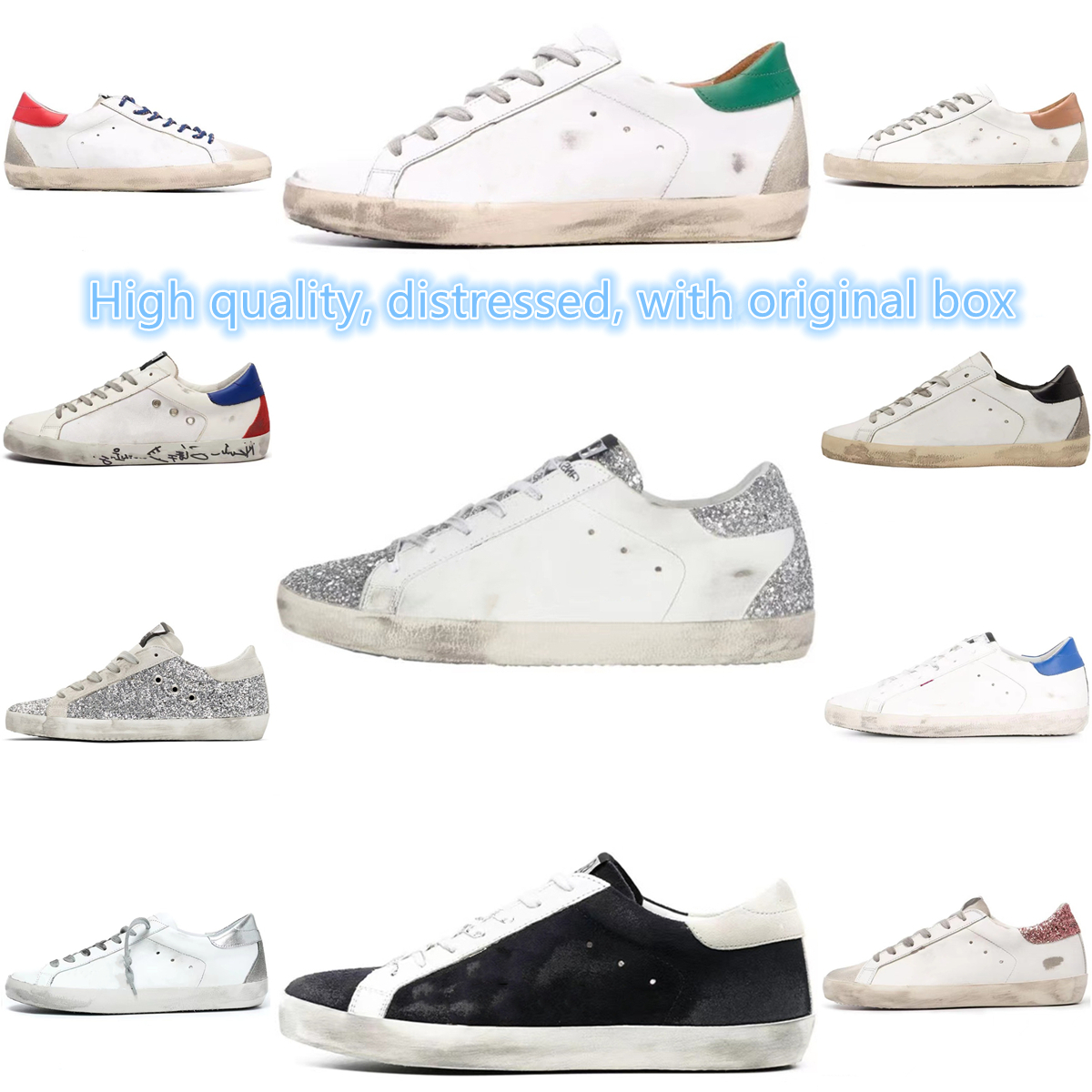 Italy Brand Golden Sneakers Super Star luxury Distressed flat shoes size:35-44 Sequin Classic White Do-old Dirty Gooses Designer Men Women Casual Shoe 12, Casual socks
Italy Brand Golden Sneakers Super Star luxury Distressed flat shoes size:35-44 Sequin Classic White Do-old Dirty Gooses Designer Men Women Casual Shoe 12, Casual socks
