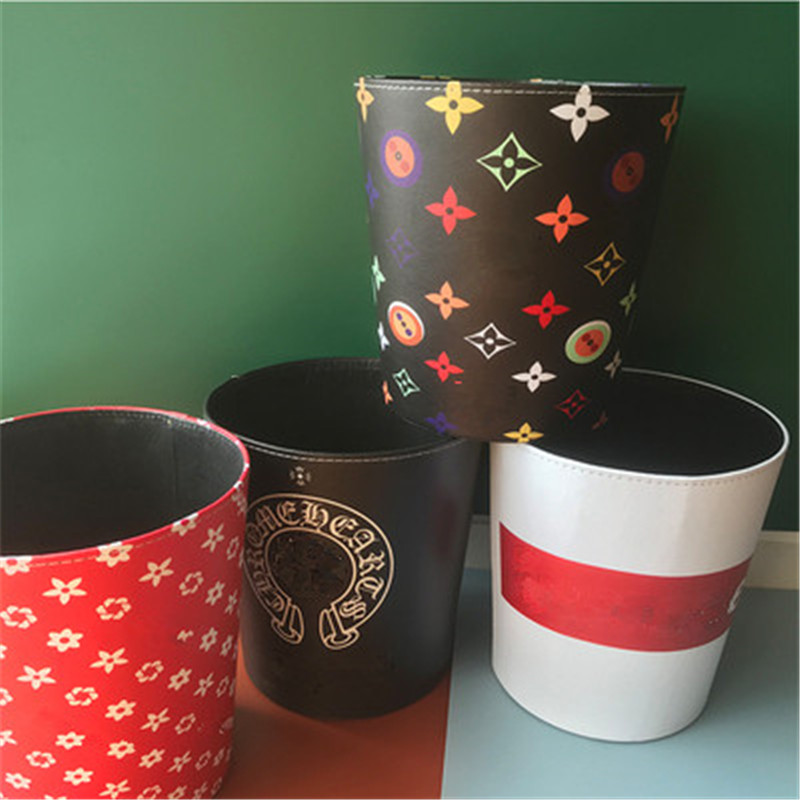 creative light luxury home Waste Bins living room kitchen bedroom trash can office storage bucket large waterproof leather without cover
creative light luxury home Waste Bins living room kitchen bedroom trash can office storage bucket large waterproof leather without cover