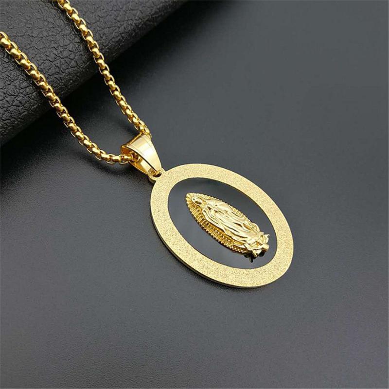 Pendant Necklaces 2021 Est Stainless Steel Virgin Mary Necklace For Women/Men Gold Color Christian Madonna Religious Jewelry, Silver
Pendant Necklaces 2021 Est Stainless Steel Virgin Mary Necklace For Women/Men Gold Color Christian Madonna Religious Jewelry, Silver