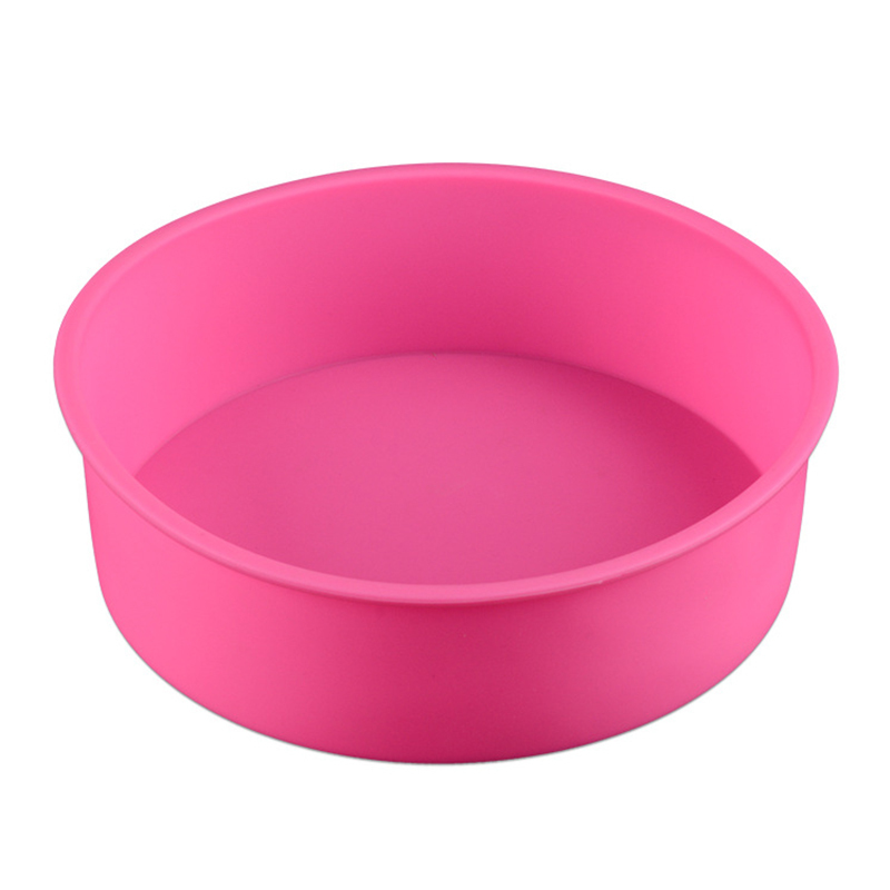 1Pcs Random Cake Mold Cake Stencil Silicone Baking Tray Round Shape 17*5.5CM Kitchen Baking Tools Non-stick 6Inch