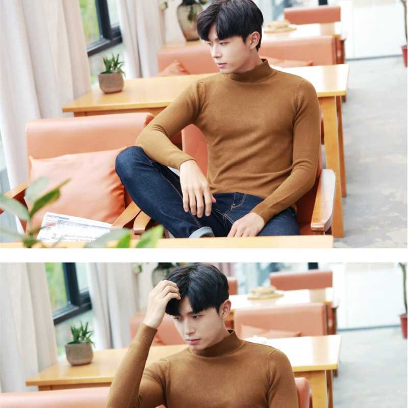 Personalized men sweater regular thickness long sleeve customize advertising sweater A528 khaki black grey 211018
