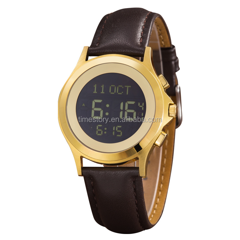Muslim prayer azan fashion stainls steel leather arabic wrist watch qibla compass watch,islamic compass pray watch, Silver and leather
Muslim prayer azan fashion stainls steel leather arabic wrist watch qibla compass watch,islamic compass pray watch, Silver and leather