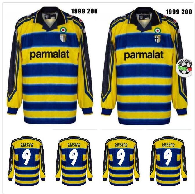 Long sleeve 1999 2000 Parma Retro soccer Jersey Home 99 00 8 BAGGIO 9 CRESPO 10 ORTEGA 11 AMOROSO F CANNAVARO Football shirt, Black;yellow
Long sleeve 1999 2000 Parma Retro soccer Jersey Home 99 00 8 BAGGIO 9 CRESPO 10 ORTEGA 11 AMOROSO F CANNAVARO Football shirt, Black;yellow