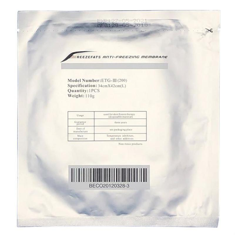 Anti Freezing Membranes For Fat Machine 100Pcs Antifreeze Membrane Fast 0.07G Bag Cooling Pads