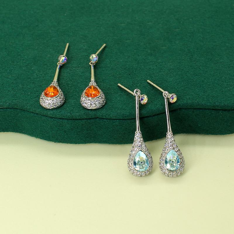 Dangle & Chandelier Luxurious Style Boho Crystal Waterdrop Geomety Earrings Cubic Zirconia Ear Studs For Women Girls Fashion Jewelry Christm, Silver
Dangle & Chandelier Luxurious Style Boho Crystal Waterdrop Geomety Earrings Cubic Zirconia Ear Studs For Women Girls Fashion Jewelry Christm, Silver