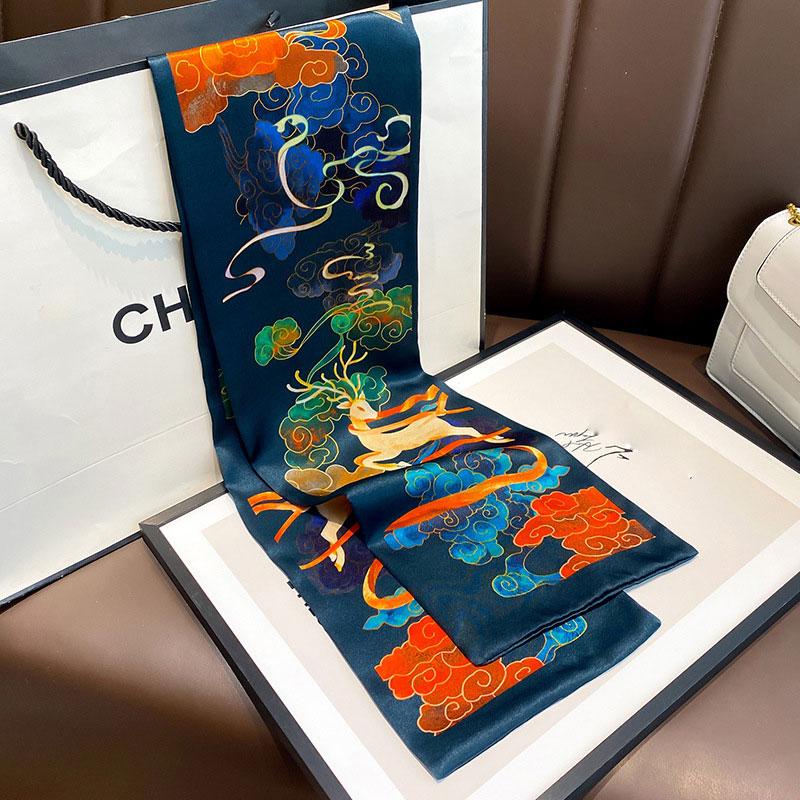 Scarves 100% Silk Scarf Women Long Wrap Kerchief 2021 Mulberry Spring Fashion Luxury High Quality Headband Hijab Shawls Bandana, Blue;gray
Scarves 100% Silk Scarf Women Long Wrap Kerchief 2021 Mulberry Spring Fashion Luxury High Quality Headband Hijab Shawls Bandana, Blue;gray
