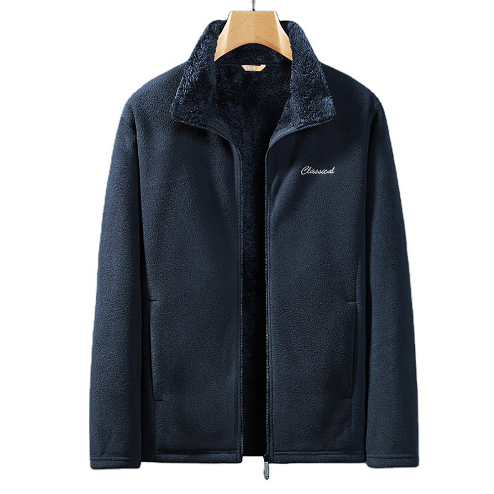 Plus size Men Softshell Fleece Jackets Male Warm Sweatshirt Thermal Coat windbreaker sportswear Stand Collar Casual Jacket B0867 210518