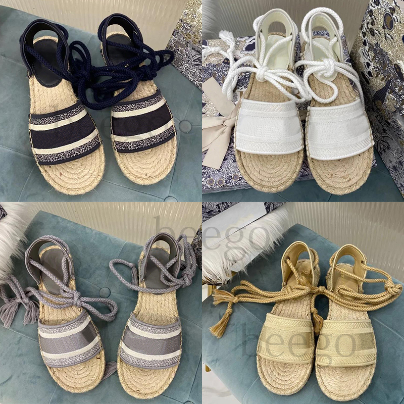 Women Luxurys Designer Sandals Shoes Espadrilles Summer Designers Ladies Flat Beach Half Slippers Fashion Woman Loafers Fisherman Canvas Shoe for platform, Need box
Women Luxurys Designer Sandals Shoes Espadrilles Summer Designers Ladies Flat Beach Half Slippers Fashion Woman Loafers Fisherman Canvas Shoe for platform, Need box