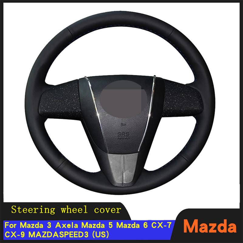 Steering Wheel Covers Car Cover Braid Wearable Genuine Leather For 3 Axela 5 6 CX-7 CX-9 SPEED3 (US)
Steering Wheel Covers Car Cover Braid Wearable Genuine Leather For 3 Axela 5 6 CX-7 CX-9 SPEED3 (US)
