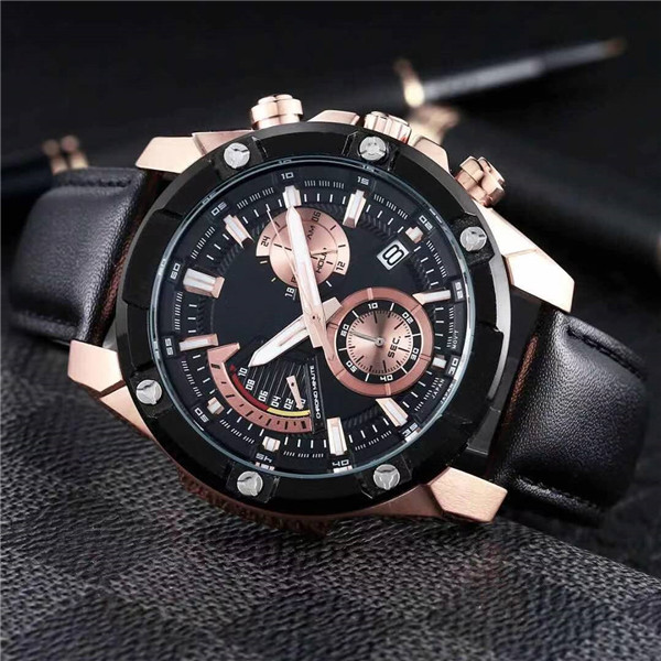EFR-559 Casual Men's Quartz Calendar Watch DZ7333 33 All hands can work, high quality, waterproof and shockproof, world time belt
EFR-559 Casual Men's Quartz Calendar Watch DZ7333 33 All hands can work, high quality, waterproof and shockproof, world time belt