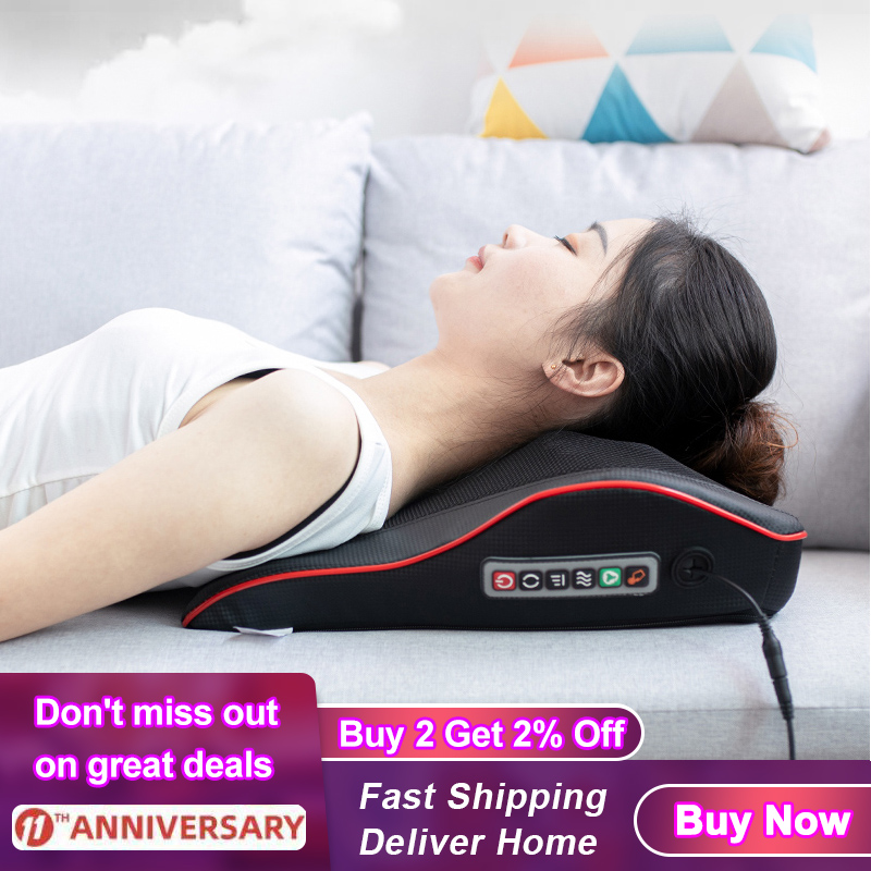 Aneercare 3 in 1 Newest Massage Pillow with Car Home Duel UseEasy Carry Neck Back Shoulder Waist Body Massager Health Relaxation
Aneercare 3 in 1 Newest Massage Pillow with Car Home Duel UseEasy Carry Neck Back Shoulder Waist Body Massager Health Relaxation