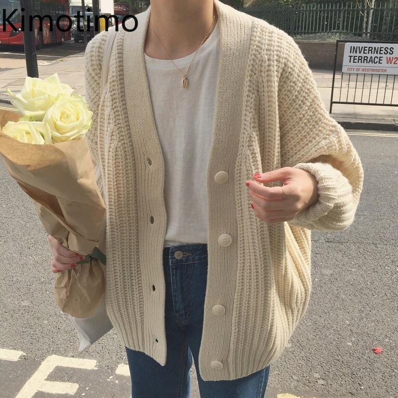Women's Knits & Tees Kimotimo Sweater Cardigan Women 2021 Autumn Lazy V-neck Puff Sleeve Loose Knit Coat Korean Chic Simplicity All-match Ca, Blue
Women's Knits & Tees Kimotimo Sweater Cardigan Women 2021 Autumn Lazy V-neck Puff Sleeve Loose Knit Coat Korean Chic Simplicity All-match Ca, Blue