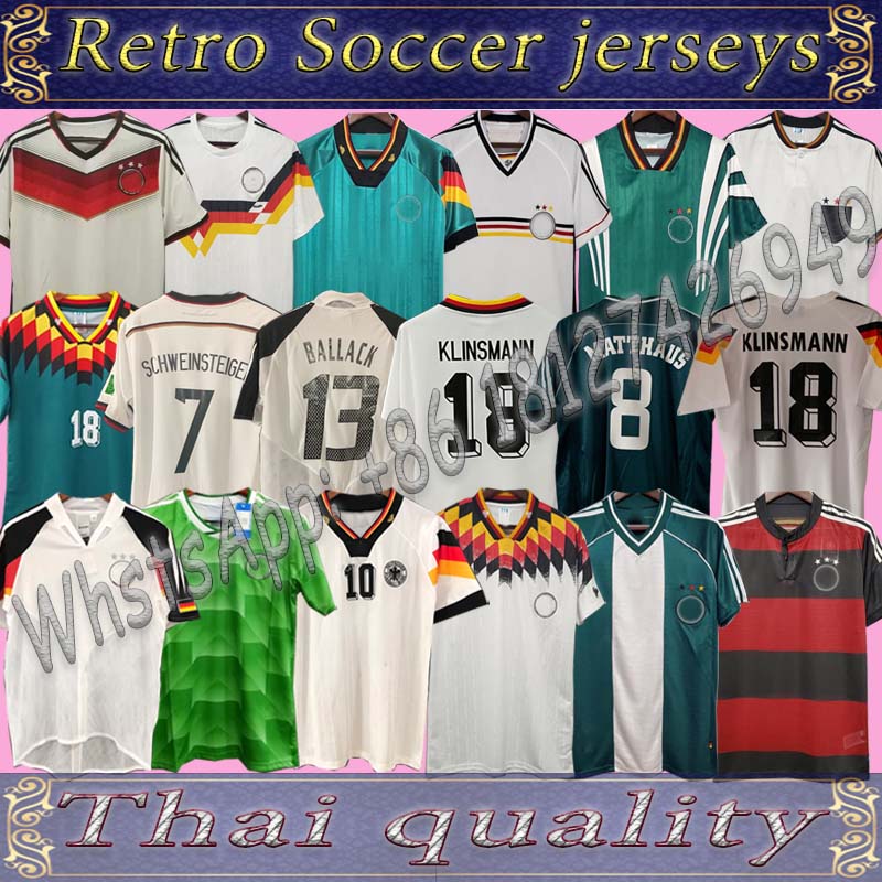 World cup 1990 1998 1988 Germany Retro Littbarski BALLACK Soccer Jersey KLINSMANN Matthias 2006 2014 shirts KALKBRENNER JERSEY 1996 2004, Black;yellow
World cup 1990 1998 1988 Germany Retro Littbarski BALLACK Soccer Jersey KLINSMANN Matthias 2006 2014 shirts KALKBRENNER JERSEY 1996 2004, Black;yellow