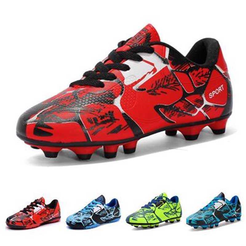 Adult Kids Sneakers Men Women Soccer Cleats Girl Football Boots Turf Spikes Indoor Football Trainers Shoes Boys Chuteira Futebol X0719