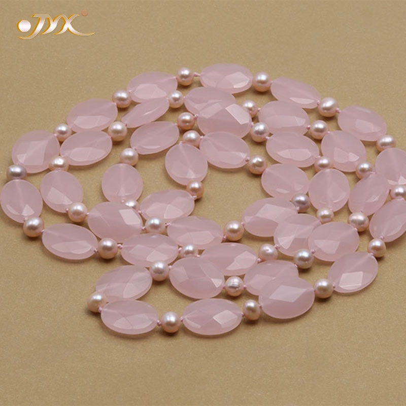 JYX 2019 Elegant Rose Quartz necklace pink crystal faceted 15*20mm with 7mm natural pearl necklaces 43" i love it!
JYX 2019 Elegant Rose Quartz necklace pink crystal faceted 15*20mm with 7mm natural pearl necklaces 43" i love it!