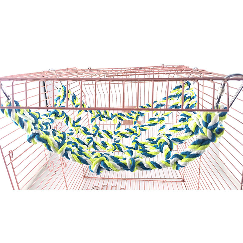 1PC Small Animal Supplies Cute Pet Activity Toy Hamster Ferret Tools Pet Products Cage Hanging Net Parrot Climbing Ladder