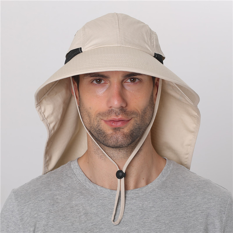 Summer Sun Hat Men Women Cotton Boonie Hat with Neck Flap Outdoor UV Protection Large Wide Brim Hiking Fishing Safari Bucket Hatg, Waterproof dk gy
Summer Sun Hat Men Women Cotton Boonie Hat with Neck Flap Outdoor UV Protection Large Wide Brim Hiking Fishing Safari Bucket Hatg, Waterproof dk gy