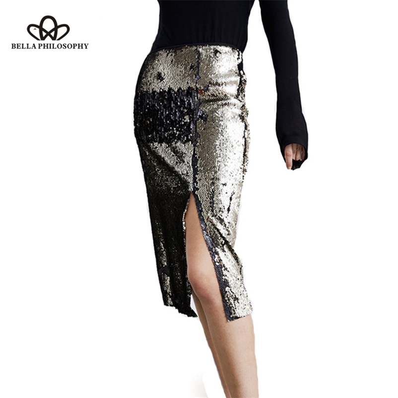 Women Sexy Split Midi Skirt Female Sequined Bodycon Casual High Waist Elastic Lady Pencil s Bottoms 210519, Gray
Women Sexy Split Midi Skirt Female Sequined Bodycon Casual High Waist Elastic Lady Pencil s Bottoms 210519, Gray