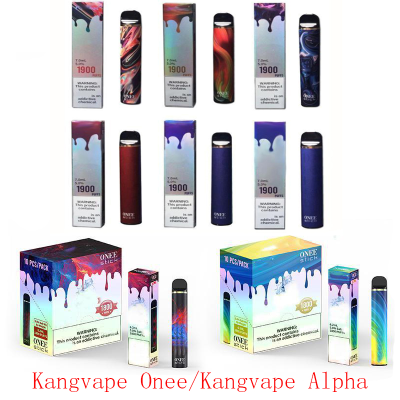 Kangvape Onee Alpha Stick e cigarette Disposable Vape Pen kit 1100mah 1800 1900 2200 Puffs 6.2ml Cartridge Pod
Kangvape Onee Alpha Stick e cigarette Disposable Vape Pen kit 1100mah 1800 1900 2200 Puffs 6.2ml Cartridge Pod