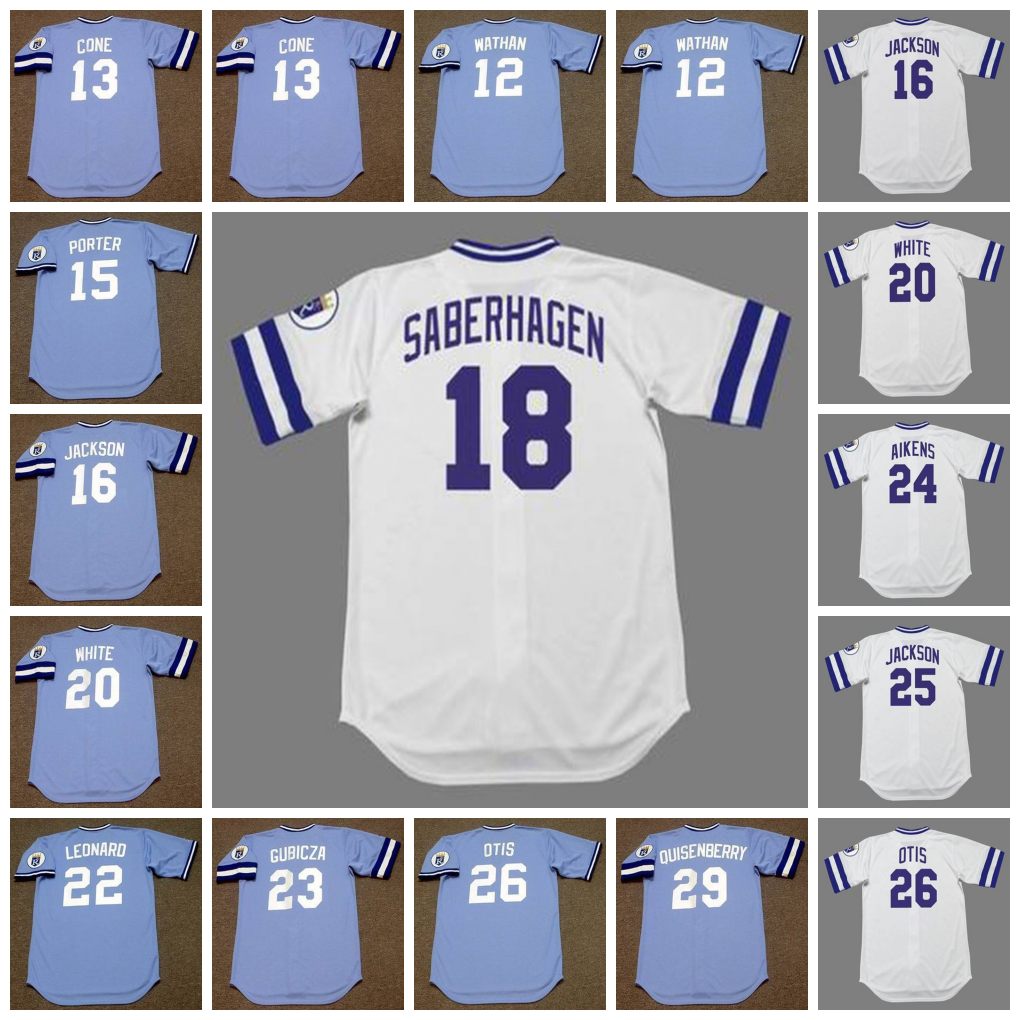 Kansas City Vintage Baseball Jersey 12 JOHN WATHAN 1980 13 DAVID CONE 1986 PORTER JACKSON SABERHAGEN WHITE 1 LEONARD GUBICZA AIKENS OTIS 29 DAN QUISENBERRY 1985, 12 john wathan 1980 blue
Kansas City Vintage Baseball Jersey 12 JOHN WATHAN 1980 13 DAVID CONE 1986 PORTER JACKSON SABERHAGEN WHITE 1 LEONARD GUBICZA AIKENS OTIS 29 DAN QUISENBERRY 1985, 12 john wathan 1980 blue