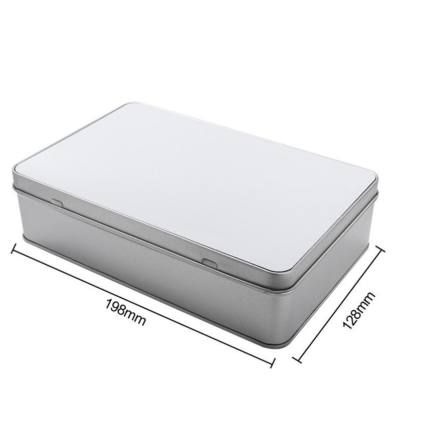 Sublimation Storage Boxes Tinplate Blank Customized Cosmetic Storages Box Rectangular Candy Jar Aluminum Alloy Metal Jars A022197057