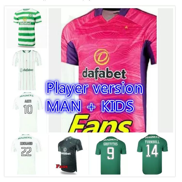 FANS Player version 2021 2022 Celtic soccer jerseys EDOUARD BROWN DUFFY TAYLOR CHRISTIE 20 21 football shirt Men Kids Kit Uniforms, 21/22
FANS Player version 2021 2022 Celtic soccer jerseys EDOUARD BROWN DUFFY TAYLOR CHRISTIE 20 21 football shirt Men Kids Kit Uniforms, 21/22