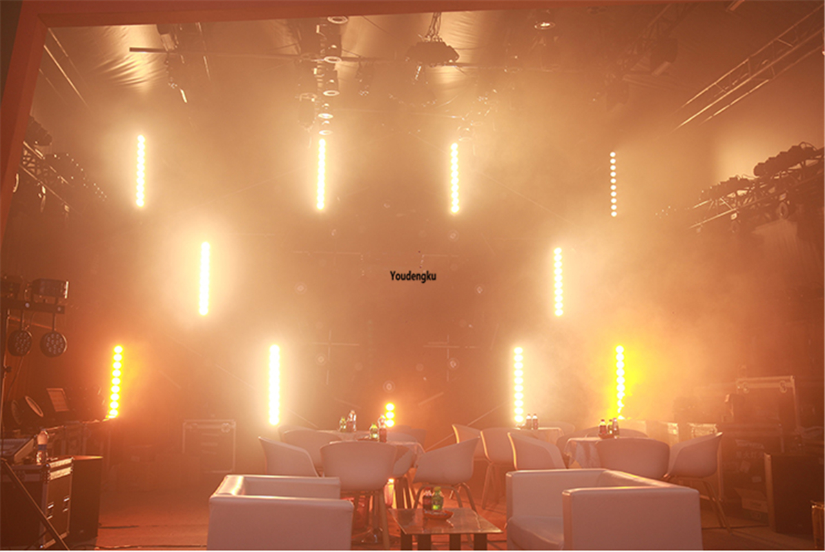 2pcs LED Blinder Bar 10x100W warm white cob led pixel audience strobe matrix Blinder Wall Washer Light