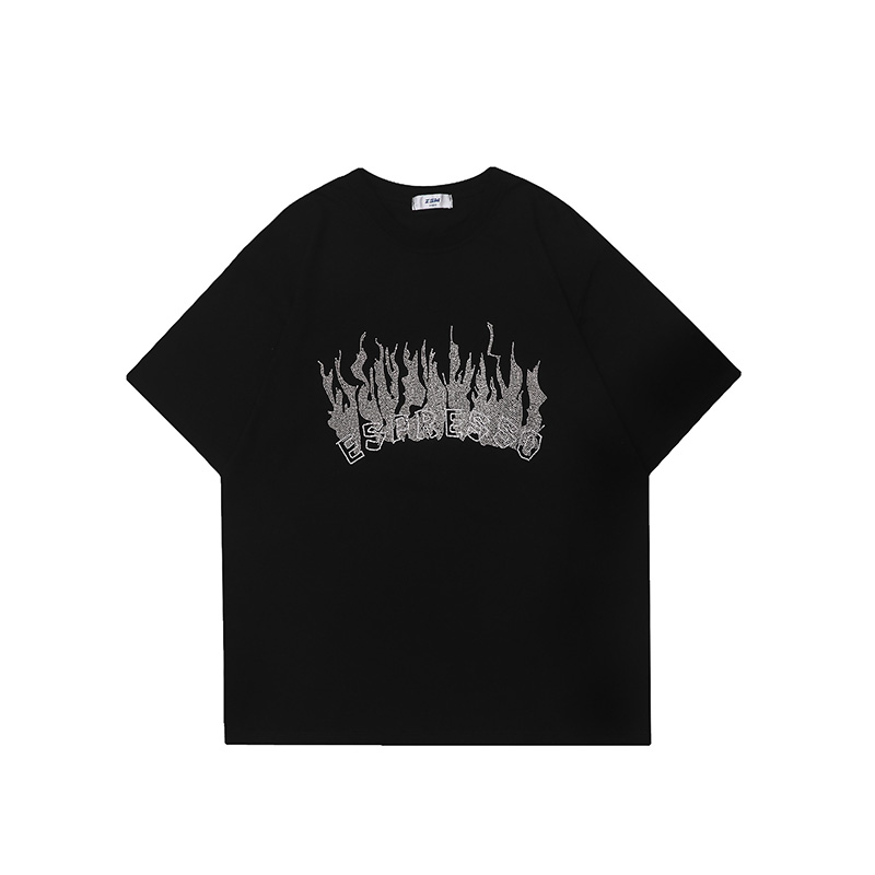 Letter Short Sleeve Mens T Shirts Crew Neck Casual High Street Oversized Summer Top Tees, White
Letter Short Sleeve Mens T Shirts Crew Neck Casual High Street Oversized Summer Top Tees, White